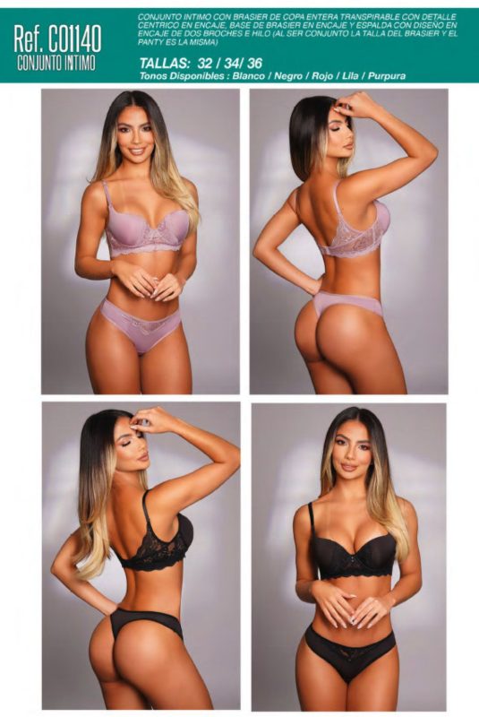 Conjunto brasier e hilo CO1140